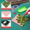 8 PCs Diamond Art Corner Bookmarks Leather Dimond Painting Book Mark Kit for Adults Paint by Dots Bookmarkers Craft DIY Gem Small Dotz Gifts for Women Mandala Flower Pink Lotus